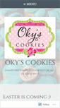 Mobile Screenshot of okyscookies.com